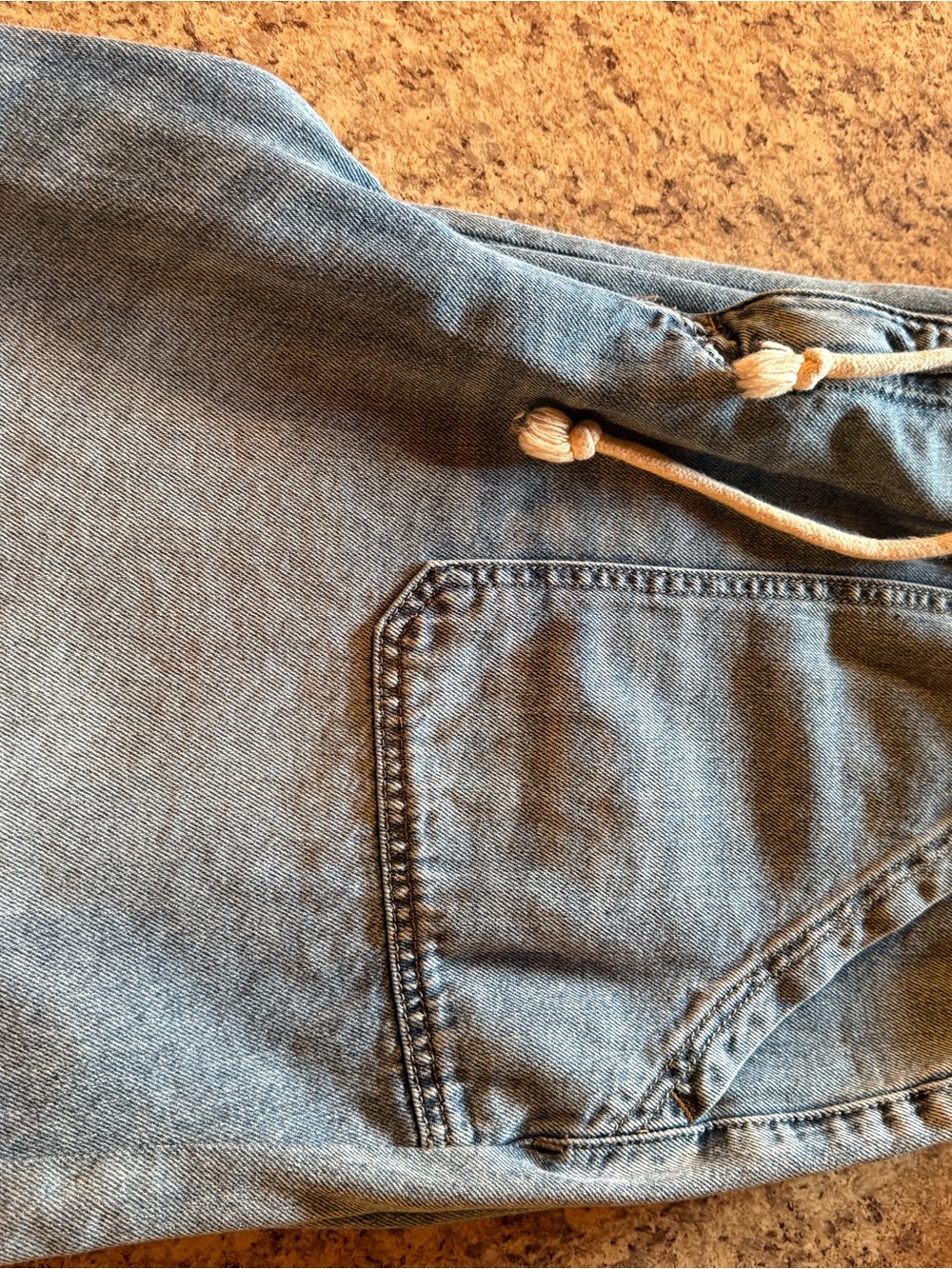 Lucky Brand Light Blue Wide Leg Denim Pants - Picture 3 of 9
